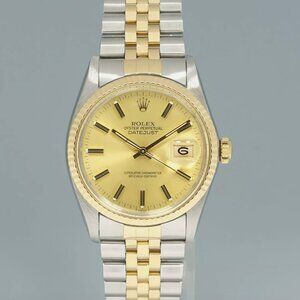 MINT! Rolex Champagne Gold Men's Watch New